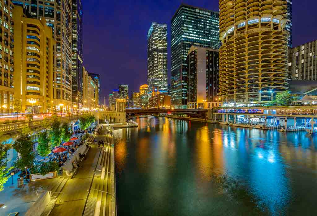 Ride the Chicago Riverwalk