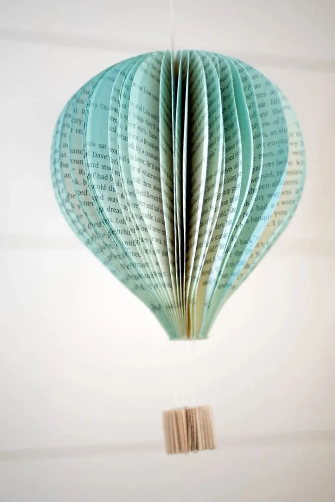 Newspaper Hot Air Balloons