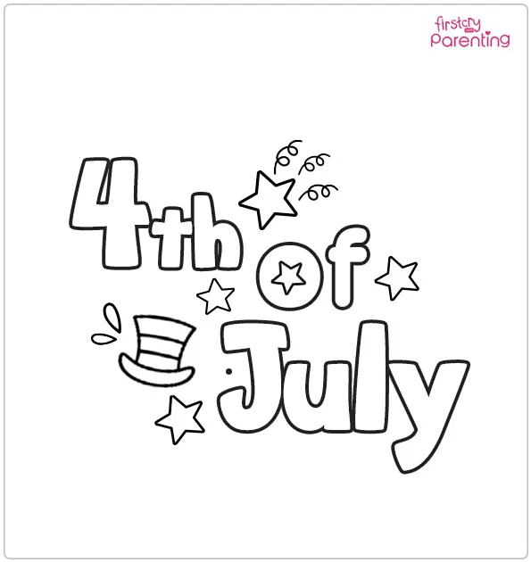 4th of July Coloring Pages - Free Printable, Sheets and Images for Kids