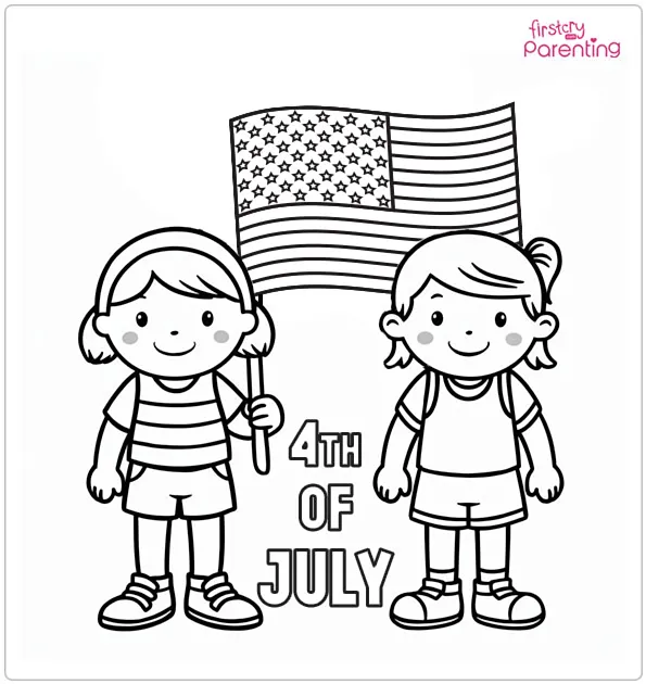 4th of July Coloring Pages - Free Printable, Sheets and Images for Kids