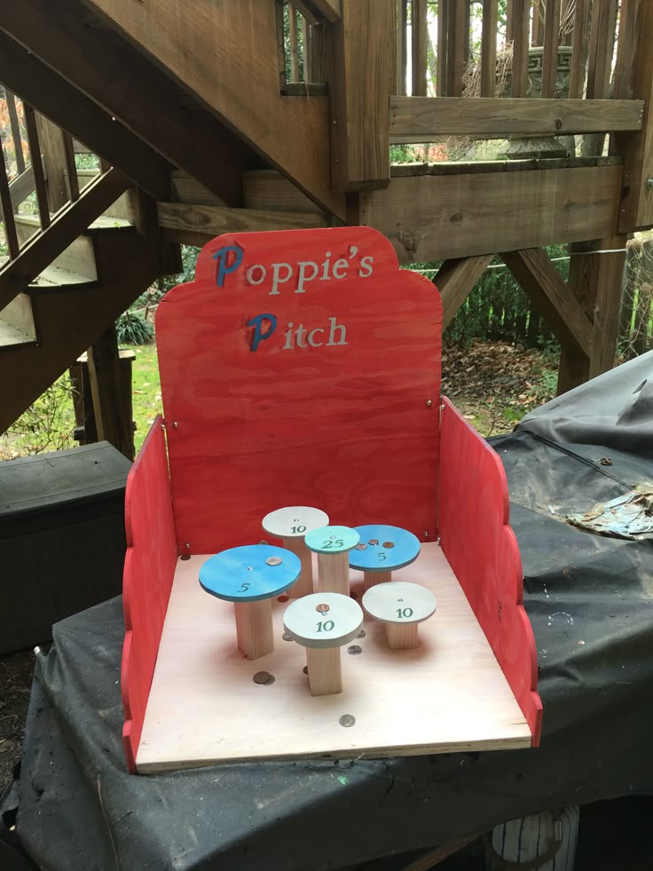 Penny Toss carnival game