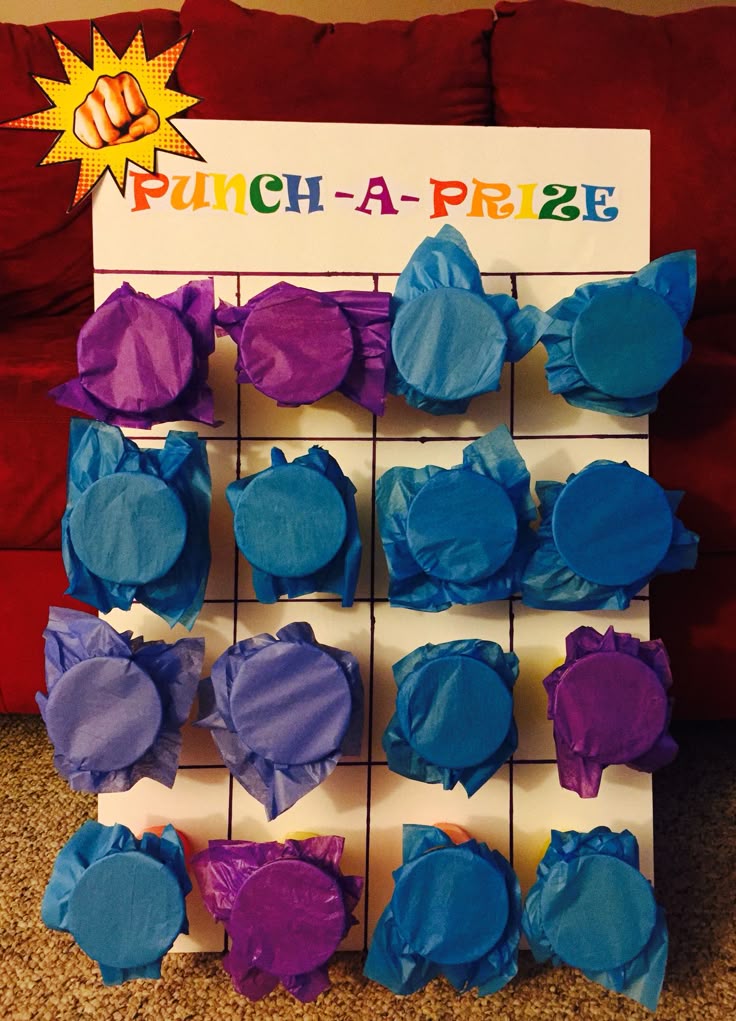 Prize Punch Board