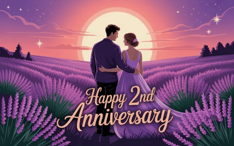 2nd Anniversary Wishes, Messages & Quotes for Husband and Wife