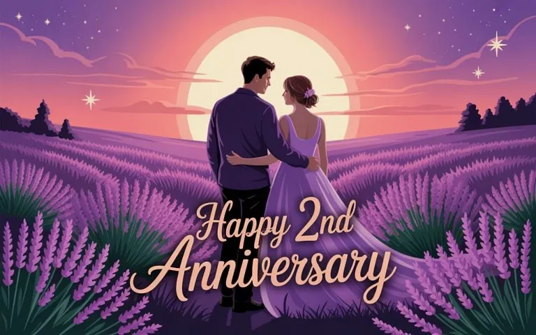 2nd Anniversary Wishes, Messages & Quotes for Husband and Wife
