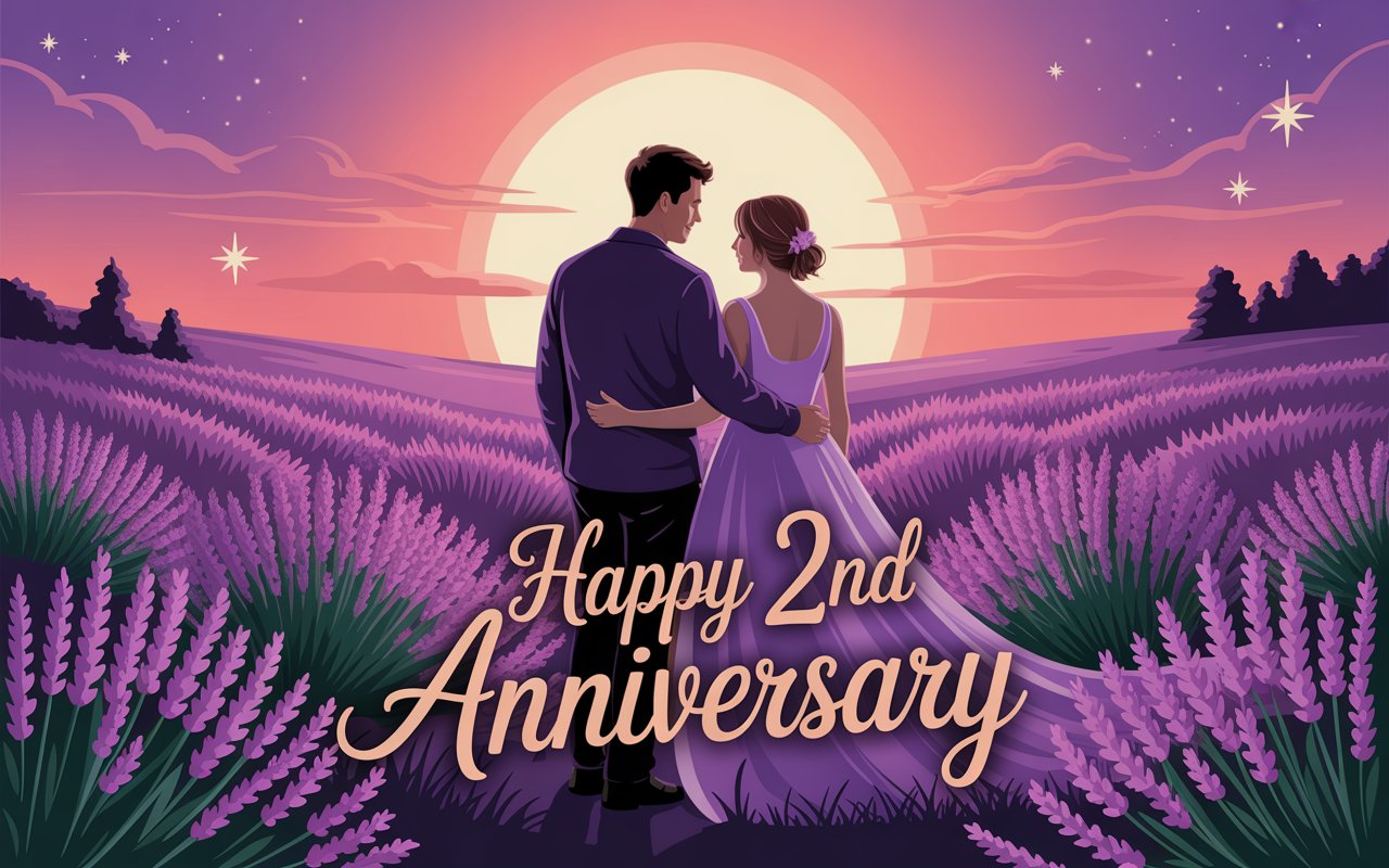 2nd Anniversary Wishes, Messages & Quotes for Husband and Wife