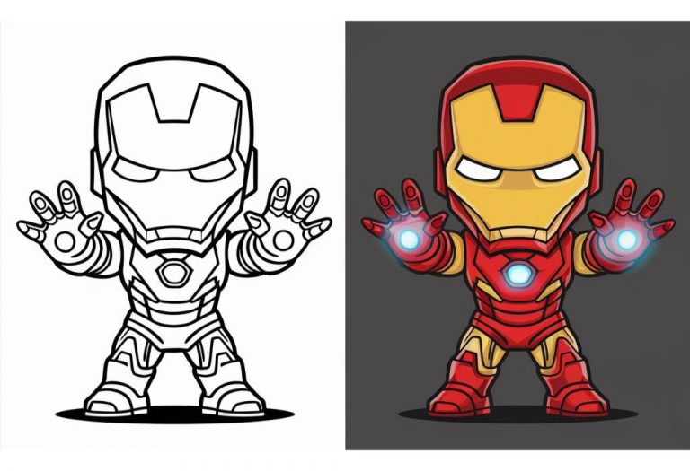 Iron Man Coloring Pages - Free Printable Pages For Kids
