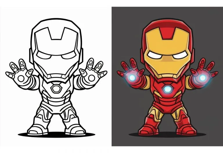Iron Man Coloring Pages - Free Printable Pages For Kids