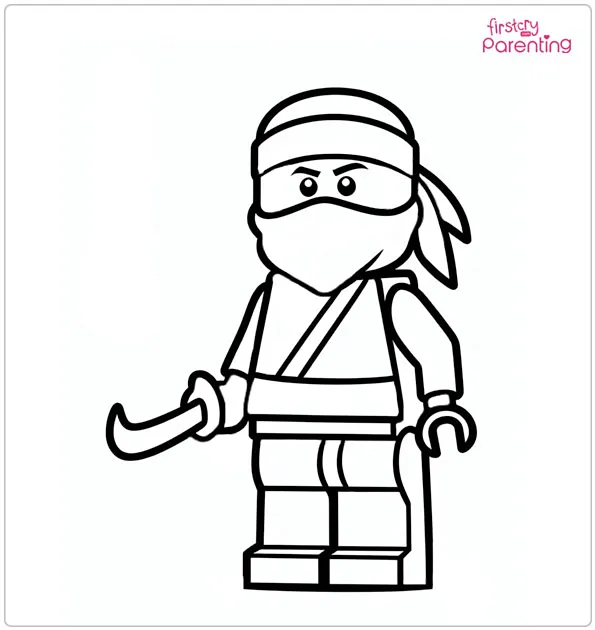 25 Ninja Coloring Pages - Free Printable, Sheets and Images for Kids