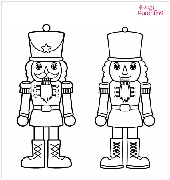 Nutcracker Toys Coloring Page