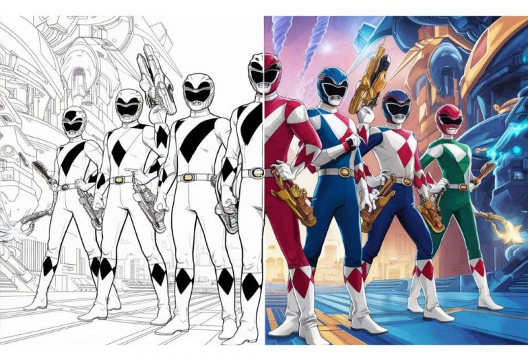 Power Rangers Coloring Pages - Free Printable Pages For Kids