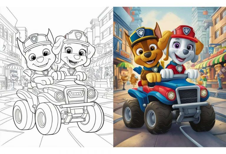 Paw Patrol Coloring Pages - Free Printable Pages For Kids