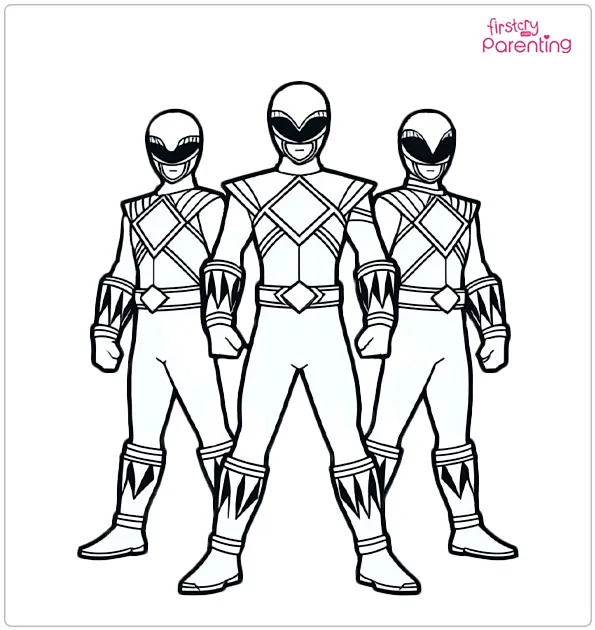 Power Rangers Megaforce Coloring Page