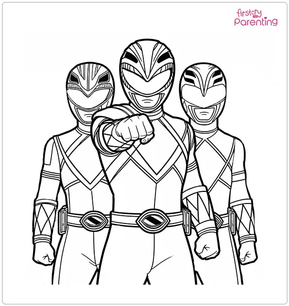 Power Rangers SPD Coloring Page