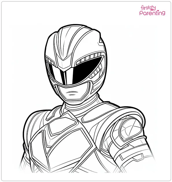Power Rangers Turbo Coloring Page