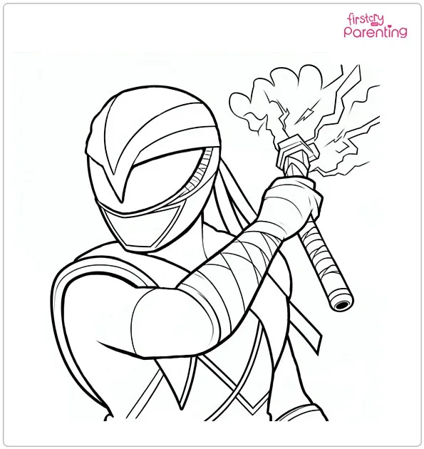 Power Rangers Ninja Storm Coloring Page