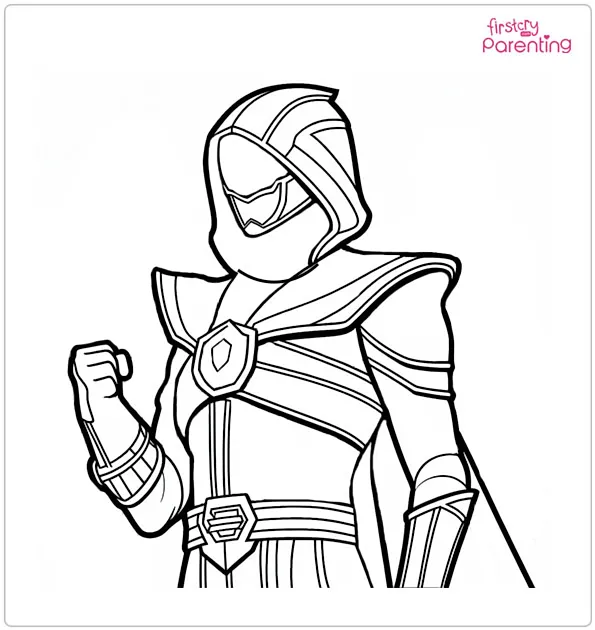 The Lord Zedd Power Rangers Coloring Page