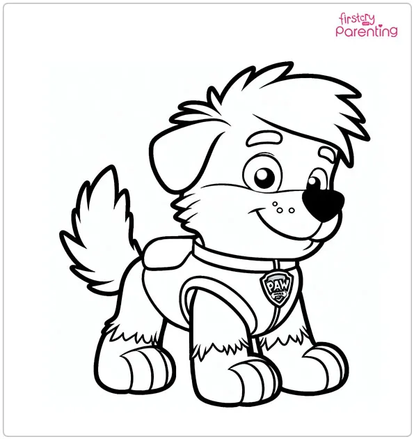 Everest Paw Patrol Coloring Page