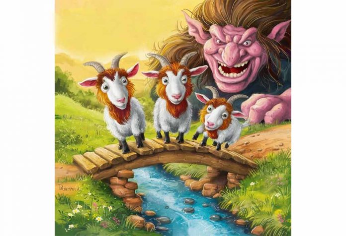 The Three Billy Goats Gruff Story In Hindi