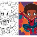 Miles Morales Coloring Pages - Free Printable Pages For Kids