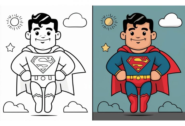 Superman Coloring Pages - Free Printable Pages For Kids