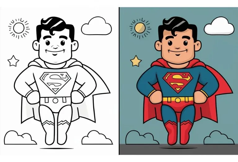 Superman Coloring Pages - Free Printable Pages For Kids
