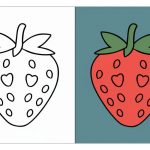 Strawberry Coloring Pages - Free Printable Pages For Kids