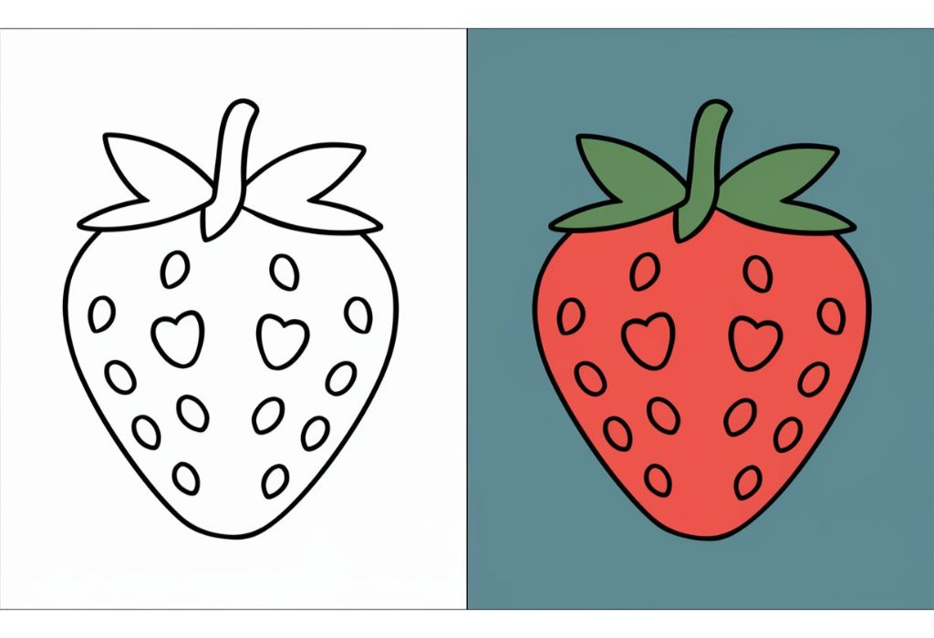25 Strawberry Coloring Pages Free Printable, Sheets and Images for Kids