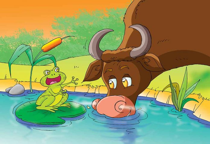 The Frog And The Ox Story In Hindi