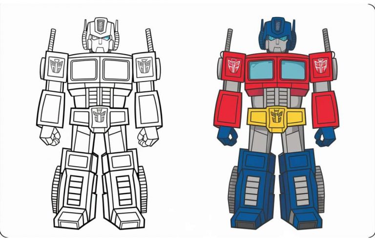 Transformers Coloring Pages - Free Printable Pages For Kids