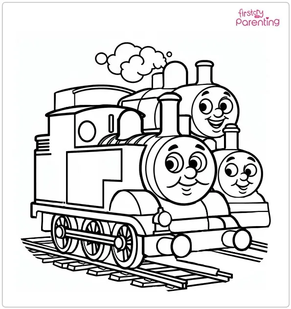 Thomas and Friends Coloring Page