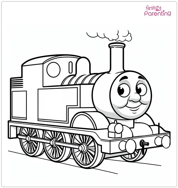 James from Thomas & Friends Coloring Page