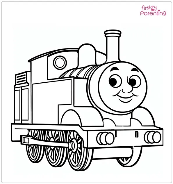 Edward from Thomas & Friends Coloring Page