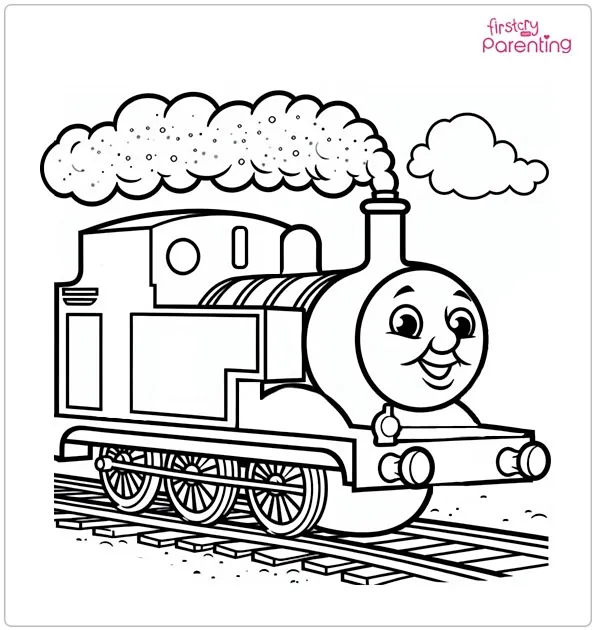 Salty Coloring Pages from Thomas the Train
