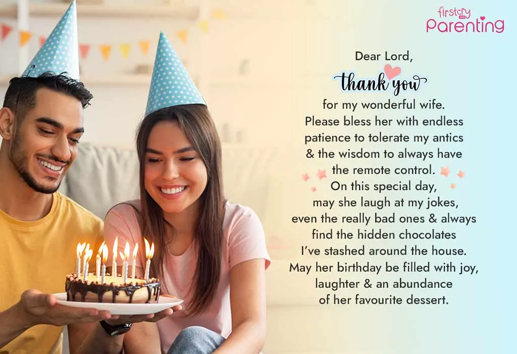 Funny Prayers for Wife Birthday
