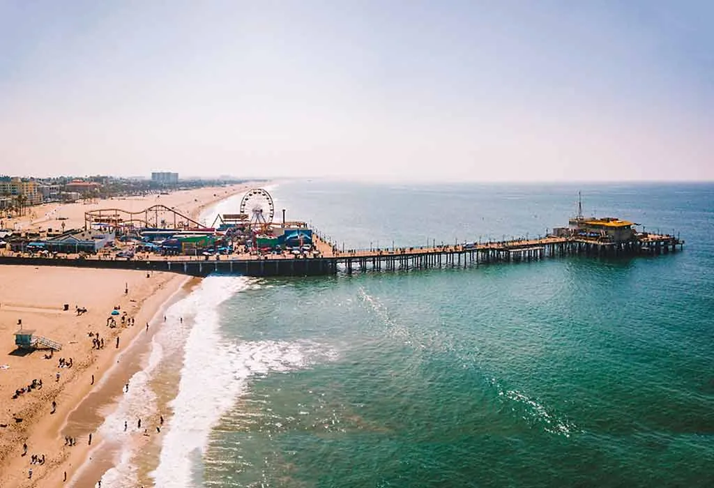 Santa Monica Pier and Beach
