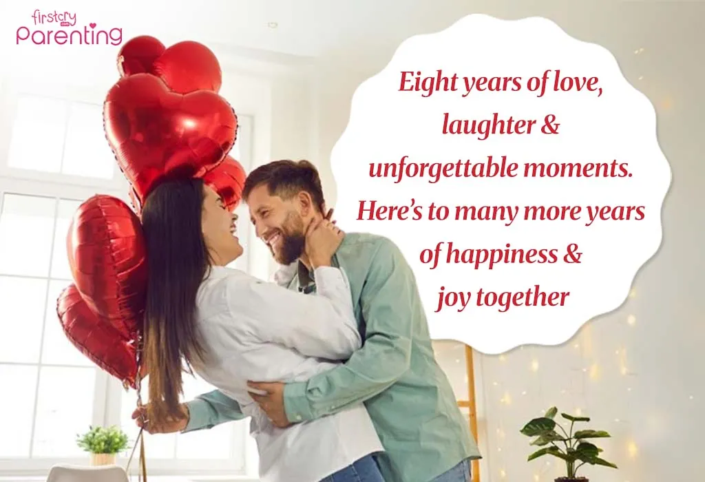 8th Year Anniversary Wishes for Your Loved Ones