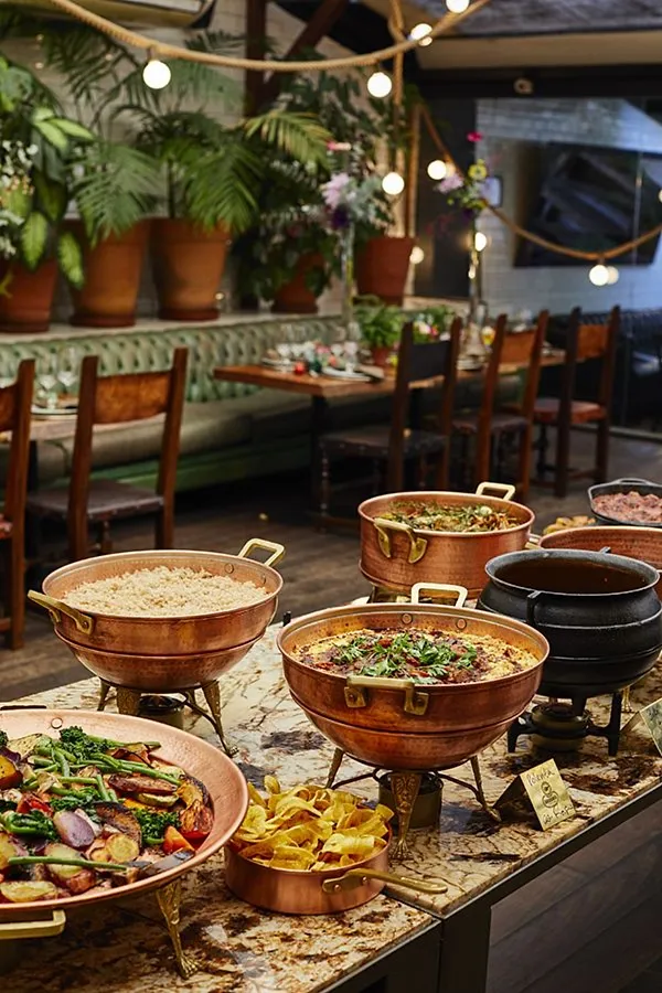 buffet at naming ceremony