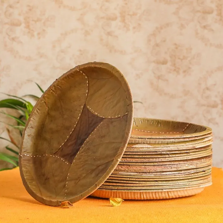 go green - Leaf plates