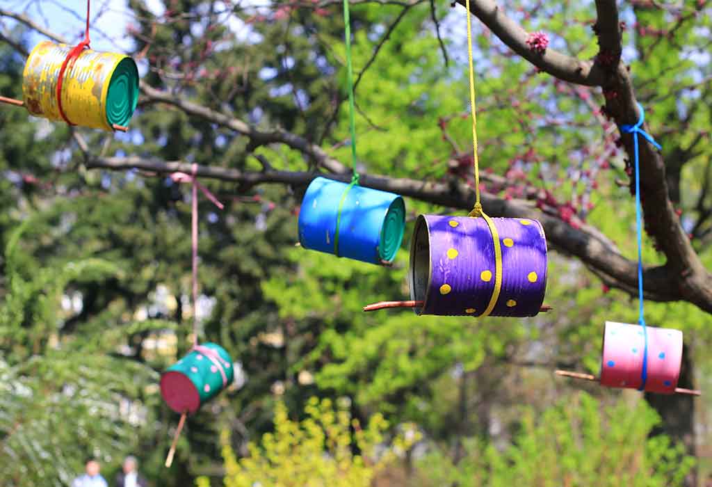 Tin Can Bird Feeder