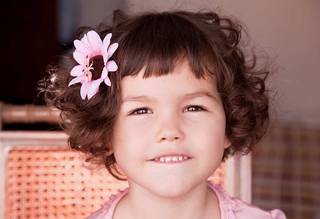 Toddler Girl Hairstyles - Curly Bob