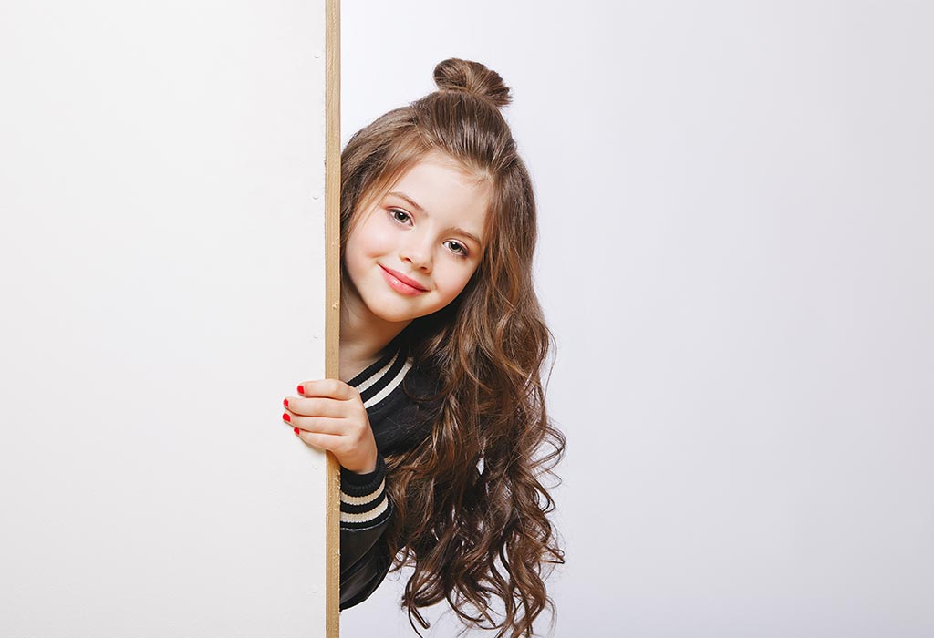 Toddler Girl Hairstyles - Twisted Half-Up