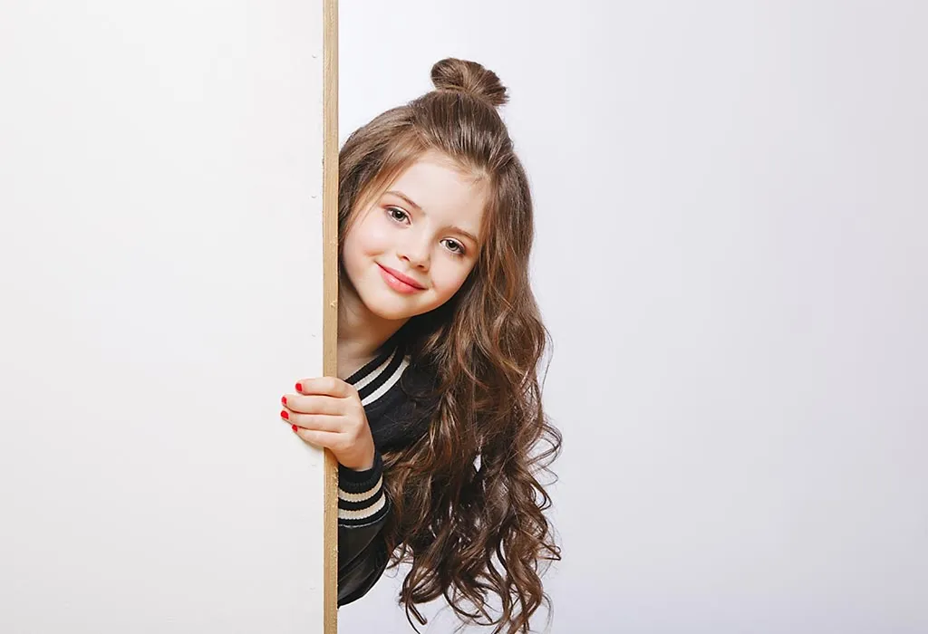 Toddler Girl Hairstyles - Twisted Half-Up