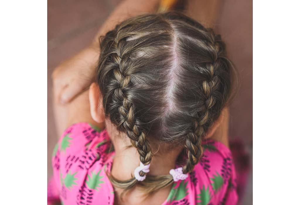 Toddler Girl Hairstyles - French Braid