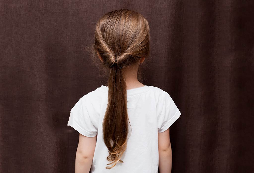 Toddler Girl Hairstyles - Ponytail With a Twist