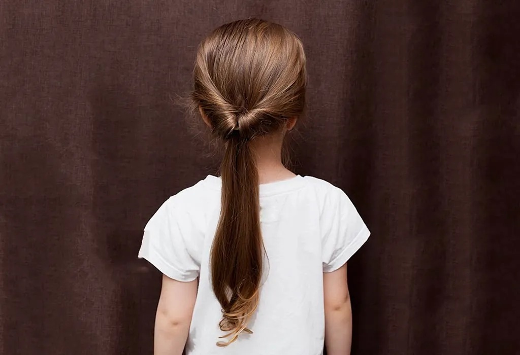 Toddler Girl Hairstyles - Ponytail With a Twist