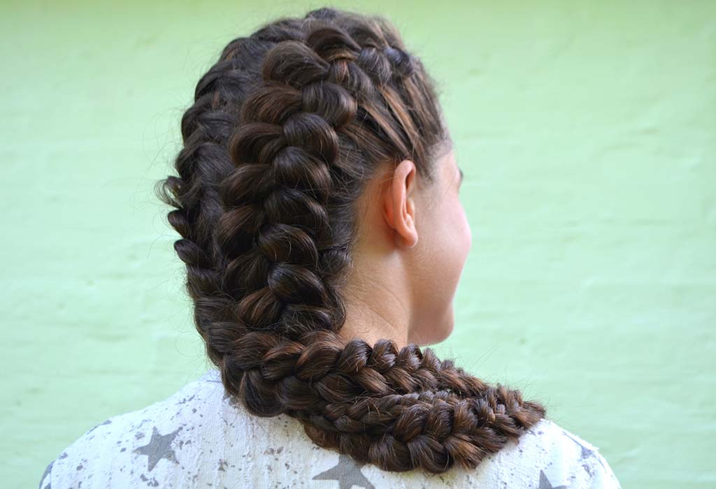 Toddler Girl Hairstyles - Double Dutch Braids