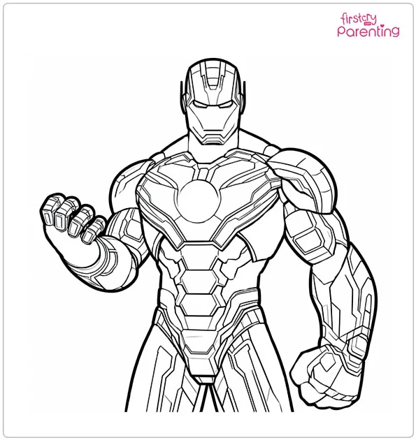 Avengers Age of Ultron Coloring Page