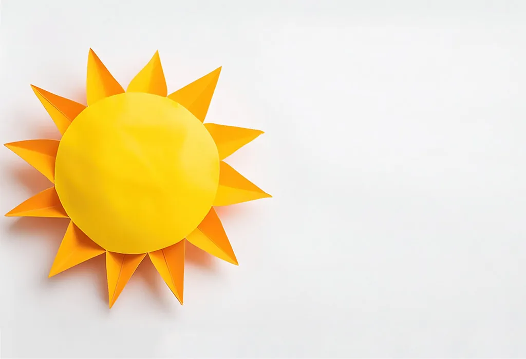 Paper Plate Sunshine