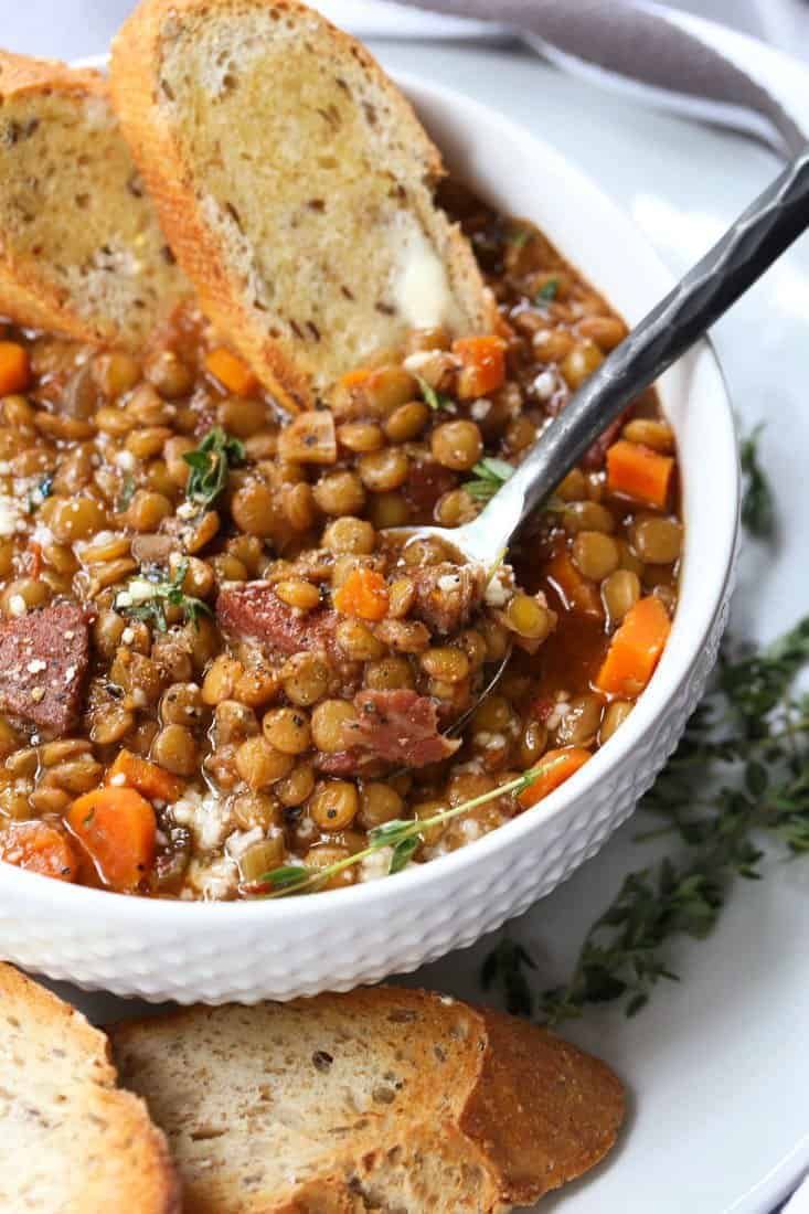 Warm Ham and Lentil Soup Warm Ham and Lentil Soup