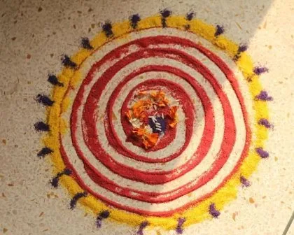 Spiral Rangoli